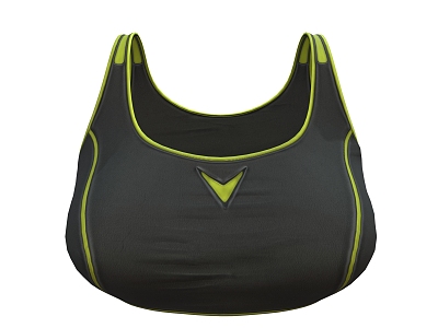 Women's Sports Bra Top Bra Top Clothes Vest Sports Vest Clothing 3d model