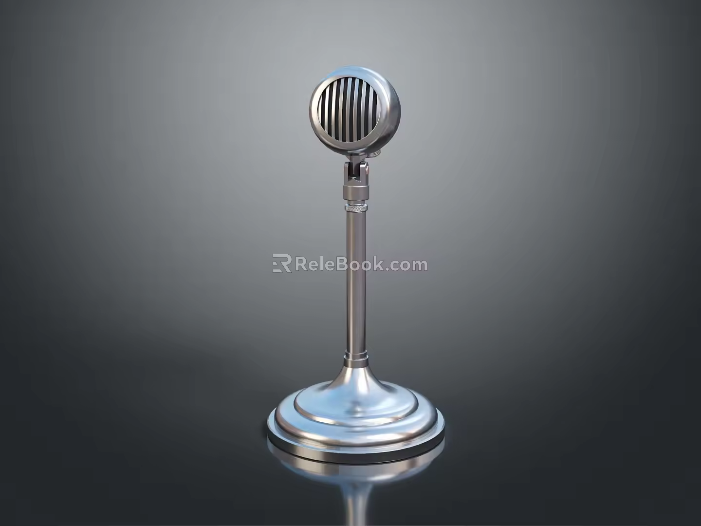 Microphone Amplifier Capacitor Microphone High-end Microphone Wheat Desktop Microphone Broadcasting Microphone 3d model