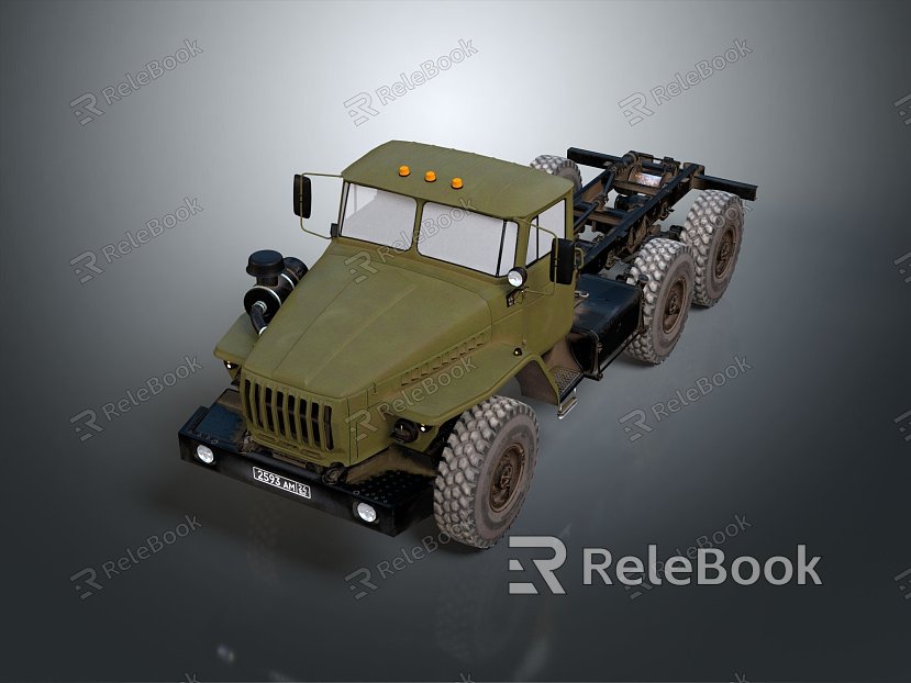 Modern military truck truck big truck big transporter big transporter model