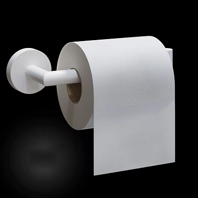 Bathroom roll paper 3d model