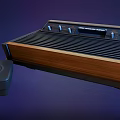 Retro game machine 3d model