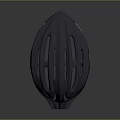 Dark Purple Sports Helmet With Multiple Vents And Adjustable Chin Straps