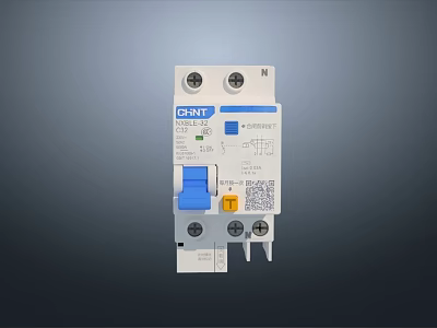 CHNT Electrical Circuit Breaker Device With Safety Switch And Protection Design 3d model