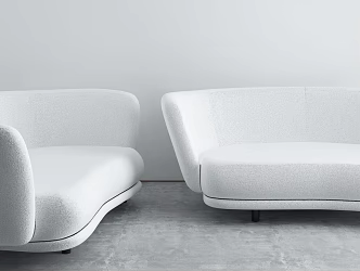 Modern Single Sofa Casual Sofa 3d model