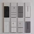 Modern refrigerator single door refrigerator double door refrigerator smart refrigerator embedded refrigerator 3d model