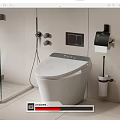 Smart toilet 3d model