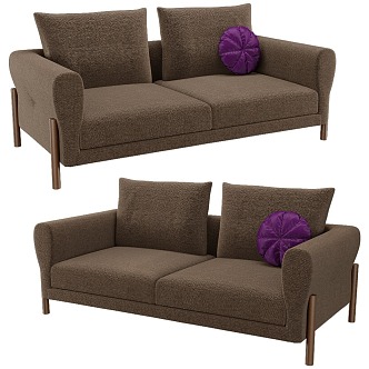 Double sofa 3d model