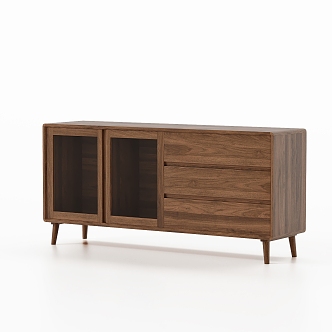 Nordic Restaurant Sideboard 3d model