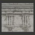 Elegant Layered Stone Counter With Polished Marble Top Home Storage