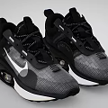 Modern Black Gray White Sports Shoes With Mesh Upper And Air Cushion Sole