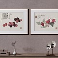 New Chinese Decorative Painting 3d model