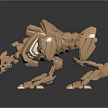 Modern Robot Dog Machine Dog Machine Warrior Robot Cop 3d model