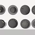Different Styles of Modern Outdoor Lights with Round Design and Black Finish