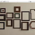 Decorative Picture Frames In Various Shapes And Designs For Wall