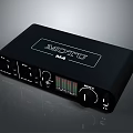 MIOBTU R4 Headphone Audio Interface With Control Knobs Multiple Ports High Resolution Sound