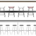 Modern Bar Stool 3d model