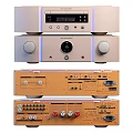 Pioneer Audio Amplifier Receiver Stacked Components With Front Panel And Rear Ports
