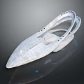 Modern Spaceship Spacecraft 3d model