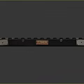 Traditional Wooden Abacus With Black Frame Yellow Beads And Metal Edges
