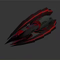 Modern Spaceship Spacecraft 3d model