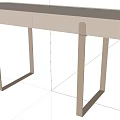 Modern Sleek Sofa and Coffee Table Set with Metal Frame and Light Colored Table Top