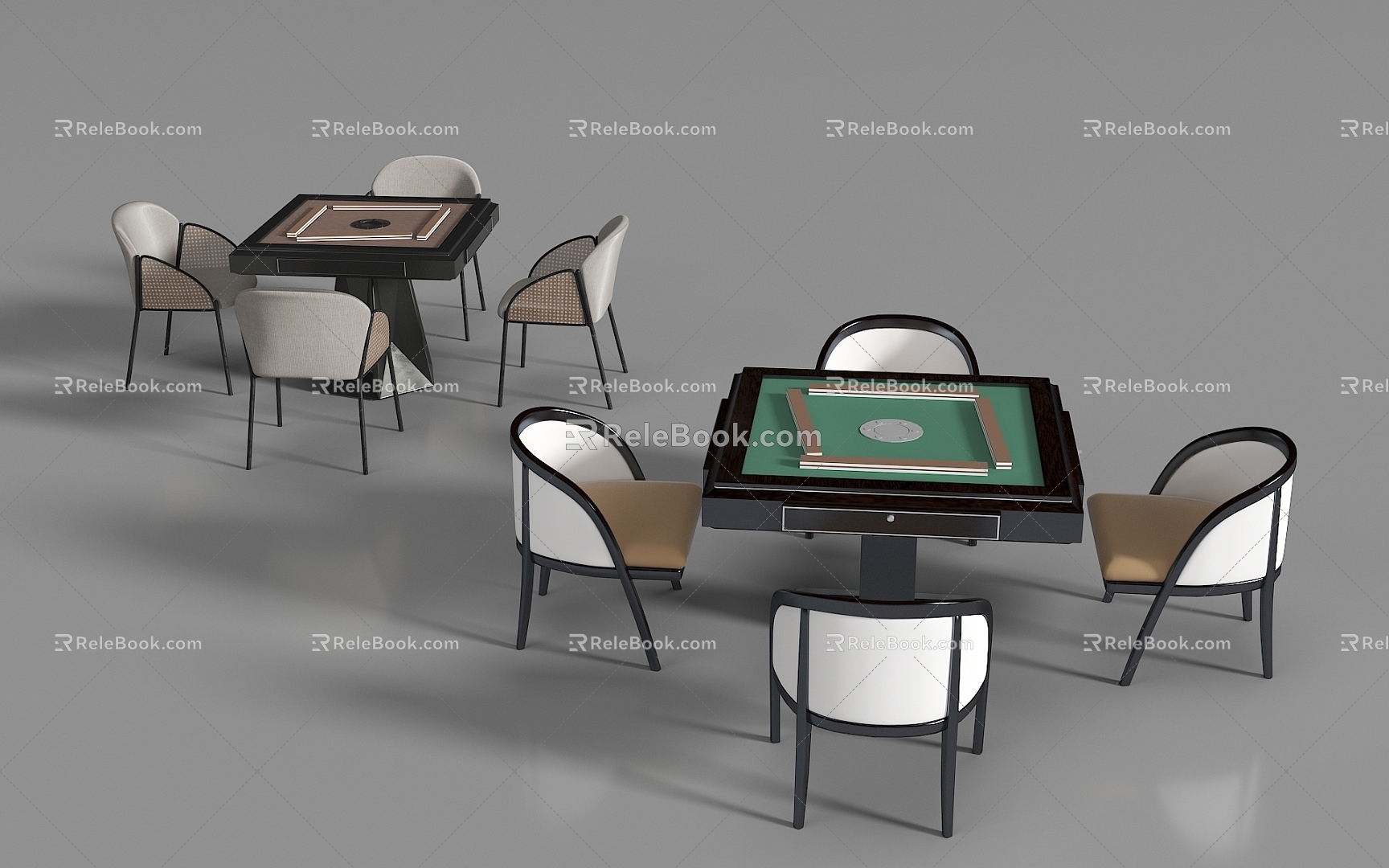 Mahjong Table 3d model