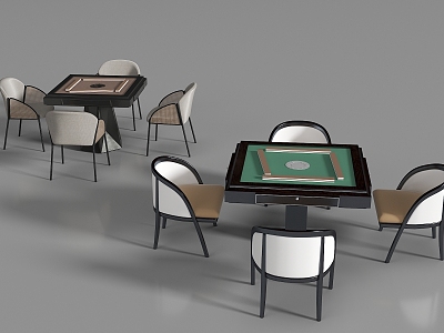 Mahjong Table 3d model