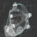 Military Gas Mask For Tactical Weapon Operations With Full Face Protection And Filter System
