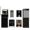 Various Modern Daily Electrical Appliances With Stylish Design And Multiple Functions For Home 3d model