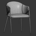 Modern Upholstered Chair With Metal Legs Available In Multiple Color Choices