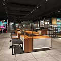 Shoemaker Mall Shoe Store With Glass Front And Interior Display Shelves