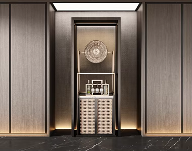 Modern Light Luxury Wine Cabinet Mini Bar Wine Cabinet Bar Counter Wine Cabinet Red Wine Cabinet Finished Wine Cabinet Side Cabinet Wine Cabinet 3d model