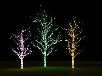 modern star light arbor 3d model