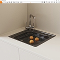 Modern vegetable sink 3d model