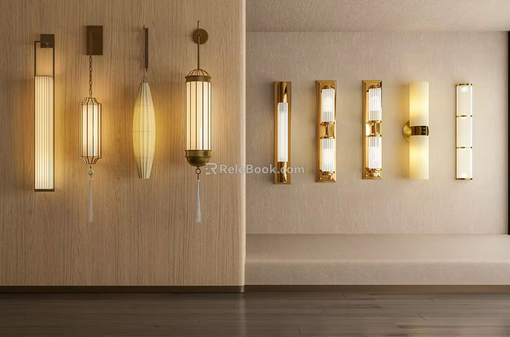 Modern wall lamp 3d model