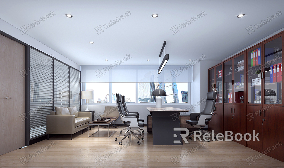 Modern Office Manager Room model