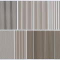 Modern Wall Paneling Designs in Various Neutral Tones with Vertical Stripes 3d model