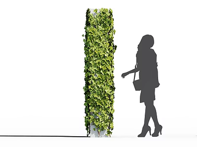 Modern Ivy Climbing Vine 3d model