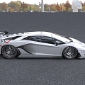 Hyundai sports car Lamborghini Super Run Luxury Car 3d model