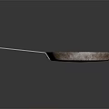 Stainless Steel Frying Pan With Fried Egg For Daily Cooking Use