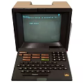 Vintage Classic Personal Computer With Retro Monitor And Keyboard Buttons