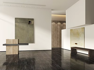 wind decorative painting 3d model