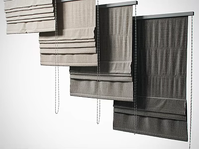Roman Curtain 3d model