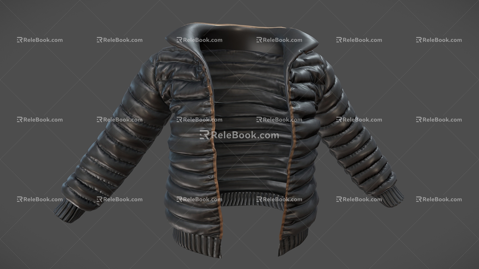 Jacket Clothes Cotton-padded Jacket Coat Thick Clothes Down Jacket Clothing 3d model