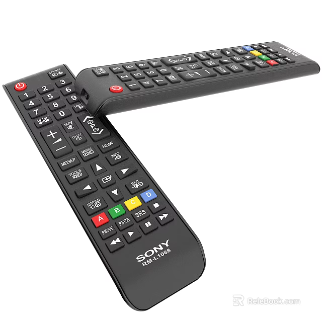 Sony TV Remote Control With Multi Function Buttons And User Friendly Design 3d model 