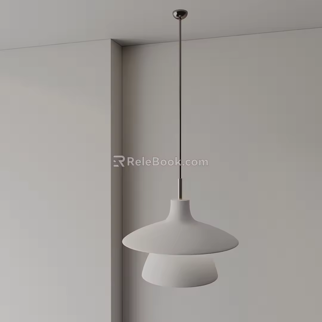 Modern chandelier 3d model