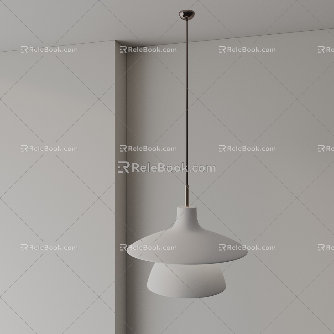 Modern chandelier 3d model