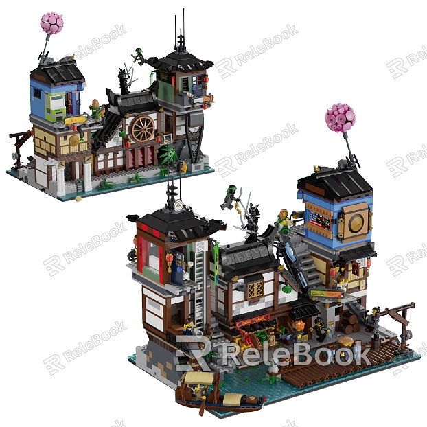 Modern Lego Lego Phantom Ninja City Dock model