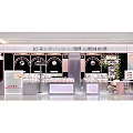 Elegance Nails Mall Store Interior With Nail Eyelash Services And Display Counters