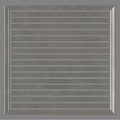 Gypsum Molding Square Panel With Horizontal Lines For Modern Wall Decoration